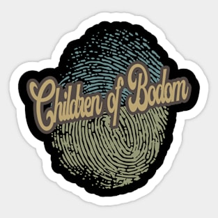 Children of Bodom Fingerprint Sticker